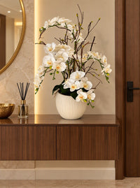 Fleur artificielle "Orchidée Impériale" (80cm)