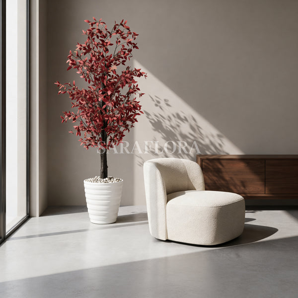 Arbre à feuilles de laurier (Rouge) - image alternative