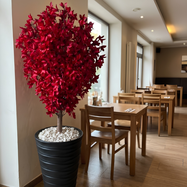 Arbre Artificiel Rouge | 150cm