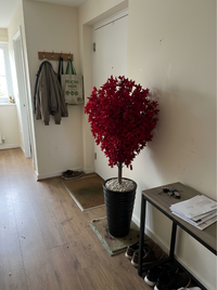 Arbre Artificiel Rouge | 150cm