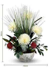 Éclat Ivoire | Vase Porcelaine | 60 cm