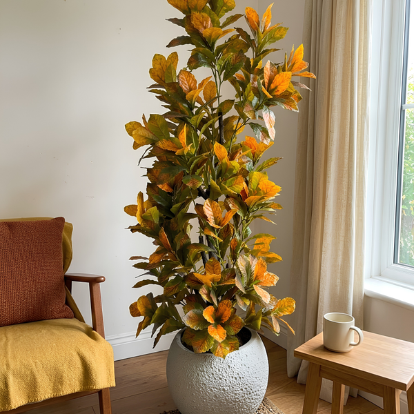 Automne Éternel – Arbuste Tons Rouille Pot Polypropylène Incassable 160 cm