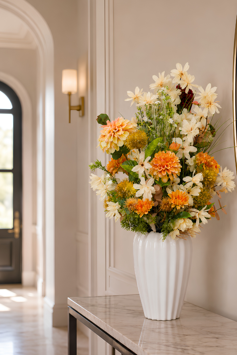 Éclat d'Ambre 83cm  |  Vase  Porcelaine