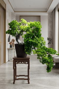 Bonsaï Conifère Artificiel Cascade