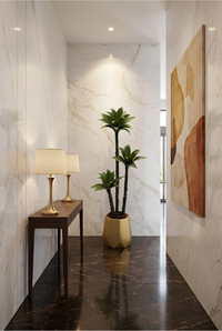 Dracaena Massangeana avec pot en polyester