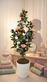 Plante artificielle de roses roses 🌸