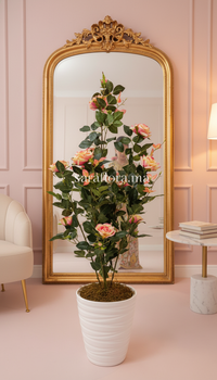 Plante artificielle de roses roses 🌸