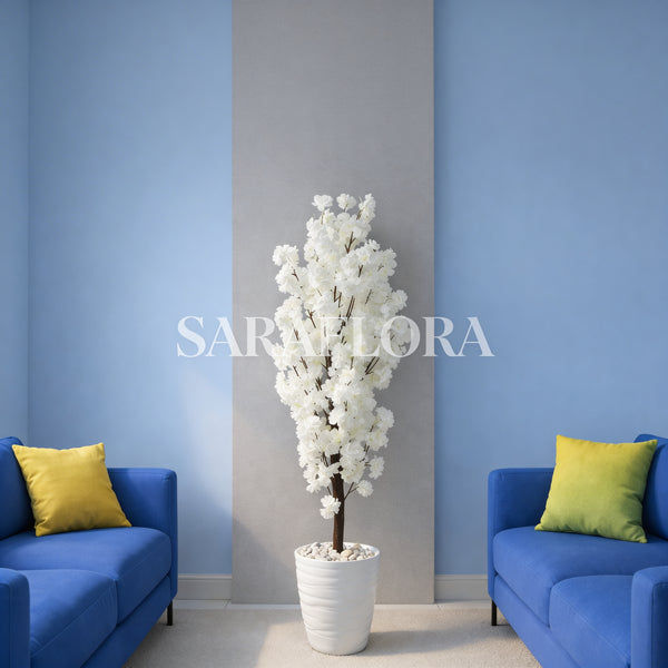 Sakura Pureté – Arbre Artificiel de Luxe