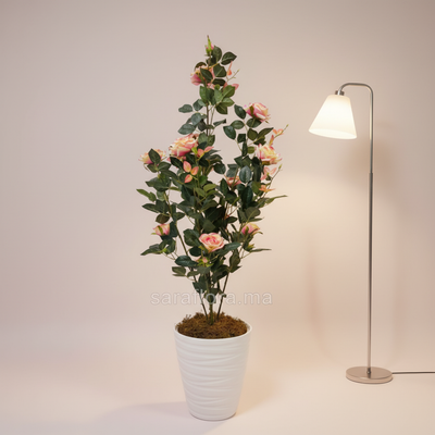 Plante artificielle de roses roses 🌸