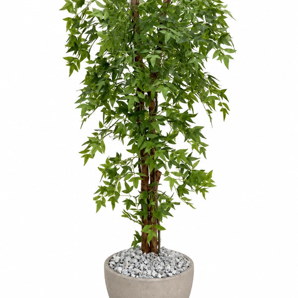 Arbre Artificiel Nandina 1m55 – Feuillage Vert Dense