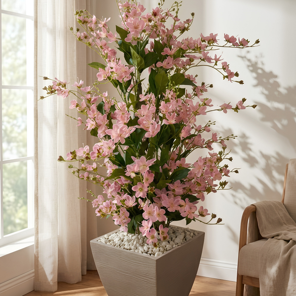 Arbuste Fleuri Rose Poudré | 160cm