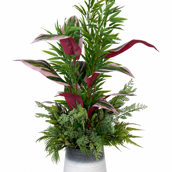 Arrangement Tropical Exclusif "5 Variétés" H160cm